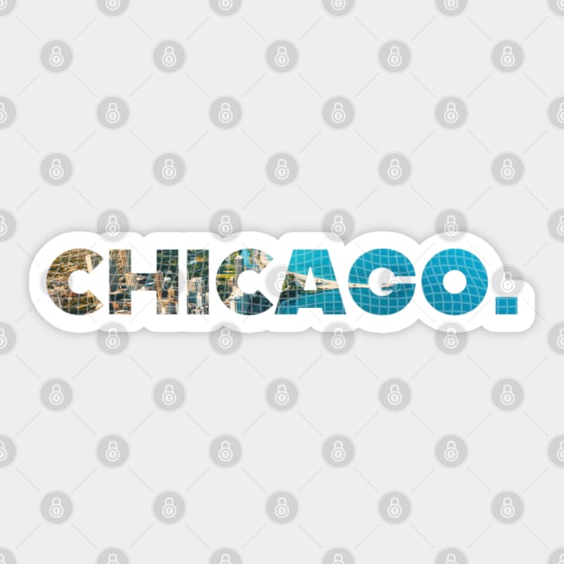 CHICAGO, City by The Lake. Sticker by CityNoir